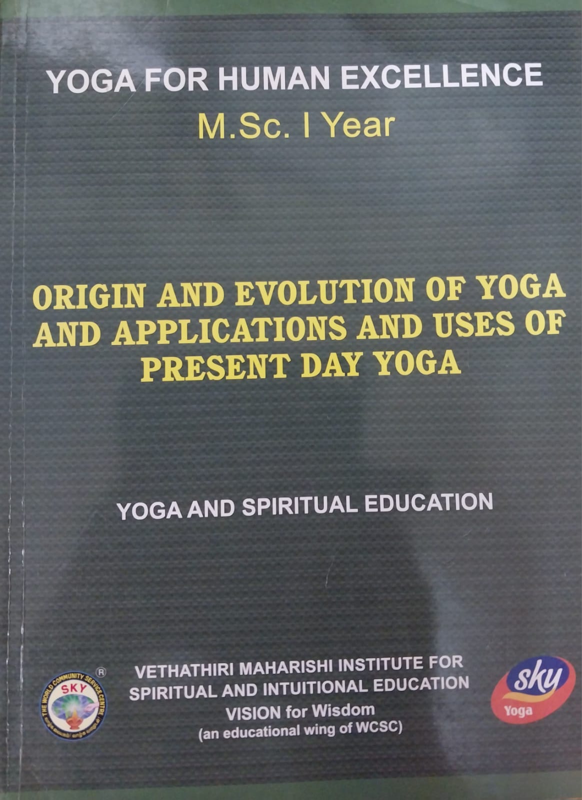 Yoga for Human Excellence